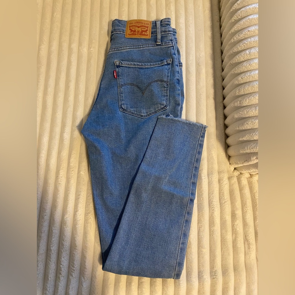 Levi's Light Blue Ankle Jeans